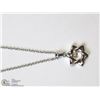 Image 2 : 16) ST. SILVER STAR OF DAVID DIAMOND NECKLACE