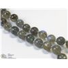 Image 2 : 18) STERLING SILVER LABRADORITE PEARL NECKLACE