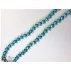 24) MAGNET CLASP TURQUOISE NECKLACE