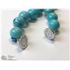 Image 5 : 24) MAGNET CLASP TURQUOISE NECKLACE
