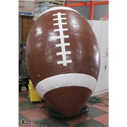 8' INFLATABLE FOOTBALL ON PEDESTAL WITH BLOWER IN