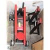 Image 1 : 3 TON FLOOR JACK WITH JACK STANDS