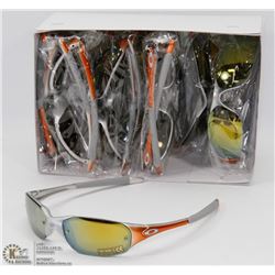 CASE OF OAKLEY REPLICA 400UV SILVER & ORANGE