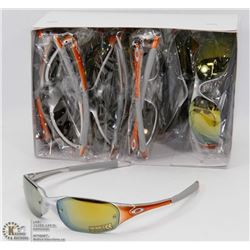 CASE OF OAKLEY REPLICA 400UV SILVER & ORANGE