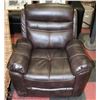 Image 1 : NEW BROWN LEATHERETTE ROCKER RECLINER