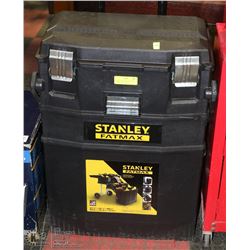 STANLEY TOOL BOX INCLUDING ASSORTED 3/8", 1/2" AIR