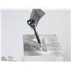 Image 2 : 26) 10KT WHITE GOLD BLUE DIAMOND RING SIZE 7