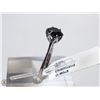 Image 2 : 37) 10KT WHITE GOLD BLACK DIAMOND RING SIZE 6.25