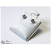 Image 1 : 42) 14KT DIAMOND EARRINGS