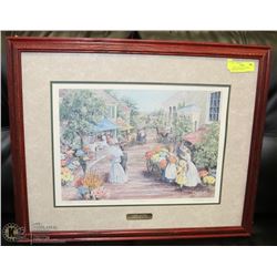 FRAMED SIGNED CHEZ MARIE - ROSEMARIE CONDON