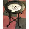 Image 1 : SMALL TABLE WITH WORKING CLOCK