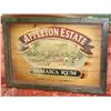 Image 1 : WOOD APPLETON ESTATE JAMAICA RUM SIGN 24"X17"