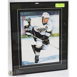 WAYNE GRETZKY PRINT FRAMED 21/99