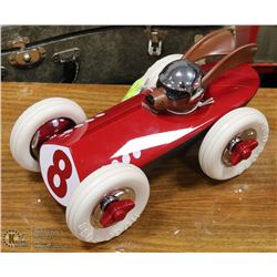 HUGO BOSS RED RACER CAR 12" LONG