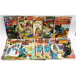 BOX OF VINTAGE SUPERHERO COMICS.