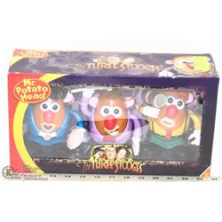 COLLECTORS THREE STOOGES MR. POTATO HEAD SET.