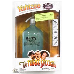 THREE STOOGES YAHTZEE COLLECTOR SET.