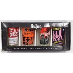 BEATLES COLLECTOR GLASS SET OF FOUR.