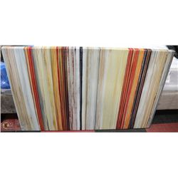 COLORFUL ABSTRACT CANVAS PRINT. 47"X30"