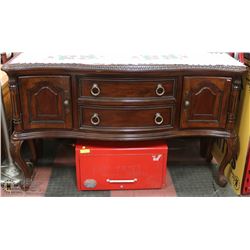 WOOD CARVED STYLE SIDEBOARD