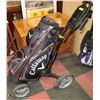 Image 1 : SUN MOUNTAIN 4 WHEEL GOLF CADDY WITH CALLAWAY BAG