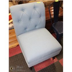 FABRIC CHAIR ON CHOICE: BLUE