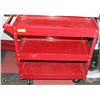 Image 1 : ROLLING METAL STORAGE/WORK CART