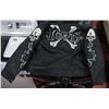 Image 1 : BLACK LEATHER ICON JACKET. SIZE 3XL