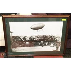 PICTURE OF BLIMP AT CALGARY EXHIBITION.