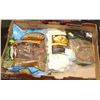 Image 1 : LARGE FLAT OF ASSORTED DOG TREATS INCL PIG EARS,