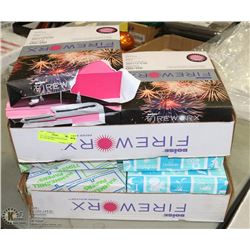 LOT OF COLORED PAPER REAMS INCLUDES