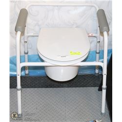 NEW ARTISAN STATIONARY COMMODE ADJUSTABLE HEIGHT