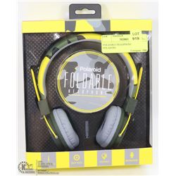 FOLDABLE HEADPHONES BY  POLAROID