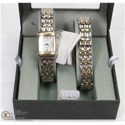 NEW BENRUS DIAMOND LINK WATCH