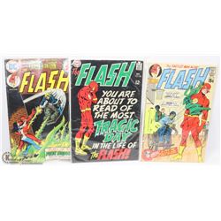 SET OF 2 FLASH COMICS NOV #201, 1970