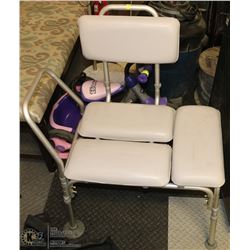 ASSISTED BATH/SHOWER CHAIR