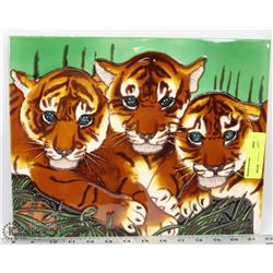CERAMIC TIGER WALL HANGING