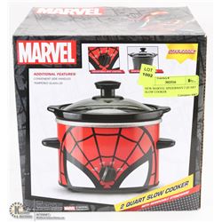 NEW MARVEL SPIDERMAN 2 QUART SLOW COOKER