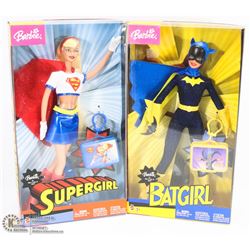 2 NEW UNOPENED BARBIES INCL SUPERGIRL AND