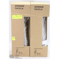 2 NEW IKEA TORCH LOOKING LIGHTS