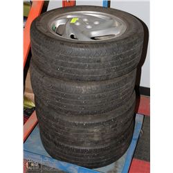 SET OF 4 MICHELIN TIRES WITH FORD RIMS