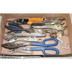 ESTATE FLAT OF WRENCHES, SNIPS, VISEGRIPS & MORE
