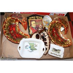 VINTAGE OF ASH TRAYS, AND MORE