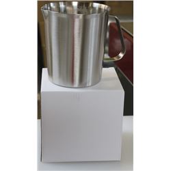NEW 1000ML STAINLESS STEEL GRADUATED MEASURE