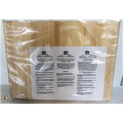 HARD CANADIAN MAPLE CARVING BOARD NEW