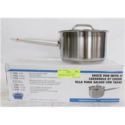2QT HEAVY DUTY SAUCE PAN INDUCTION CAPABLE - NEW