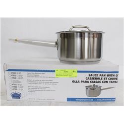 2QT HEAVY DUTY SAUCE PAN INDUCTION CAPABLE - NEW