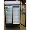 Image 5 : NEW 1000L UPRIGHT HINGED DOUBLE GLASS DOOR COOLER