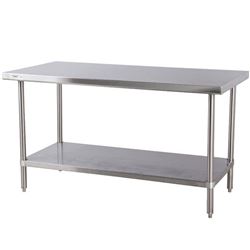 NEW ICB STAINLESS STEEL TABLE 6'W X 24"D X 34"H