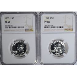 2 - 1955 WASHINGTON QTRS NGC